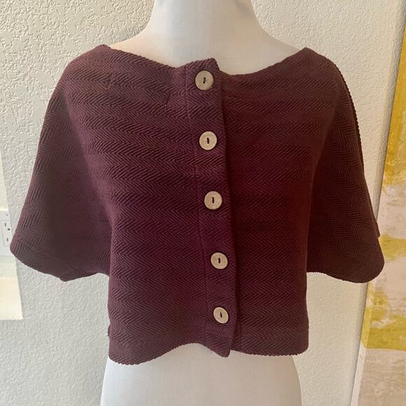 NWOT Free People Beach Burgundy CropTop - Small - Picture 8 of 10